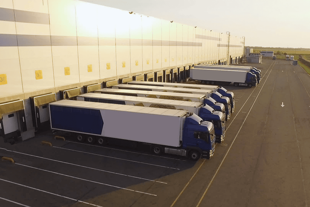 Shipping Warehouse Trucks